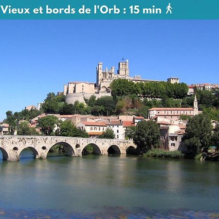 Apartamento Charmant Studio Climatise 'Alma 1' - Beziers Centre - Wifi Fibre - Netflix Exterior foto