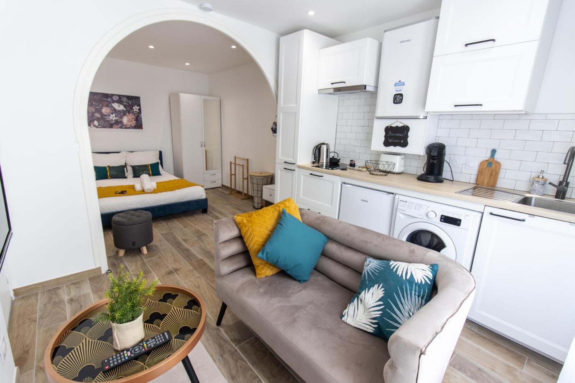Apartamento Charmant Studio Climatise 'Alma 1' - Beziers Centre - Wifi Fibre - Netflix Exterior foto